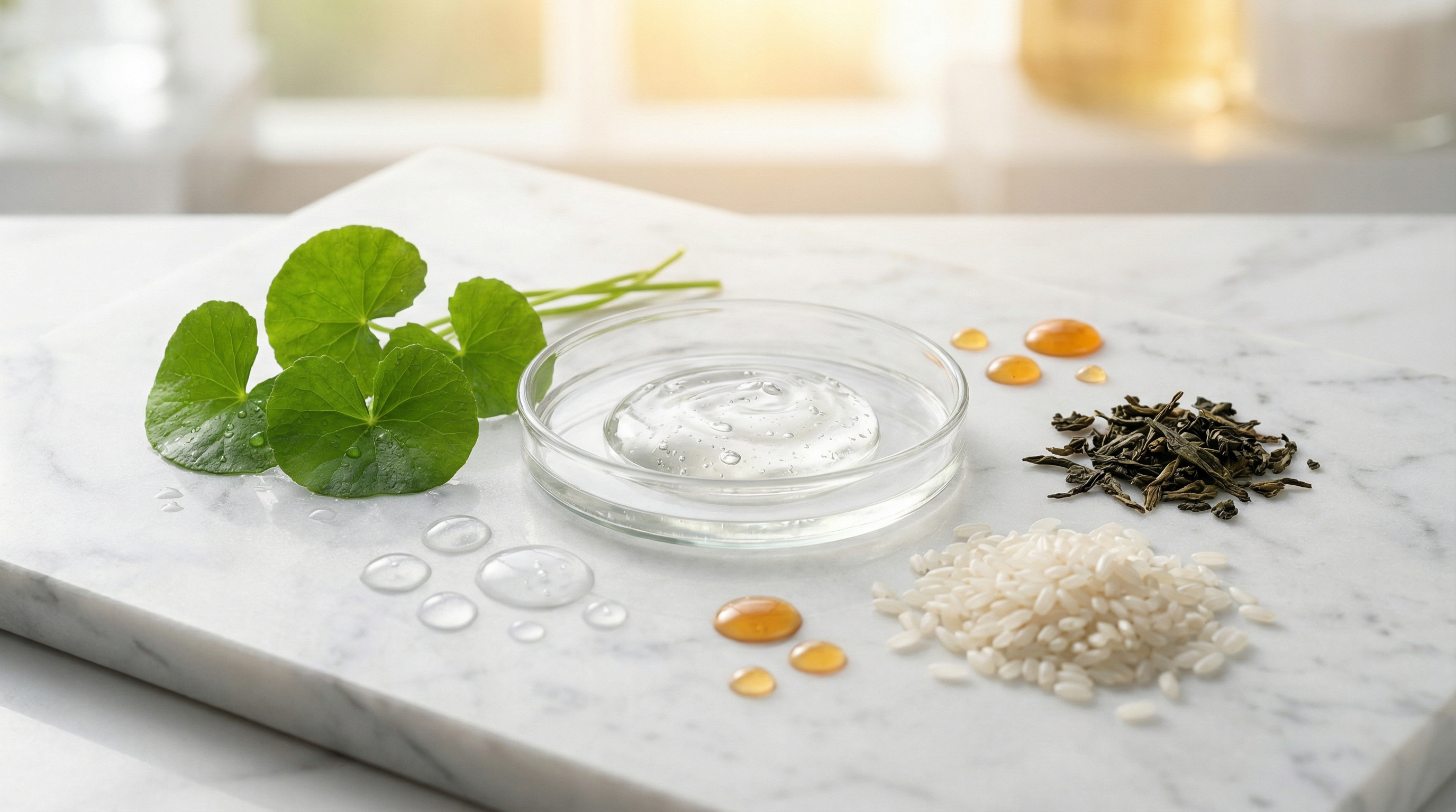 Natural skincare ingredients analysis